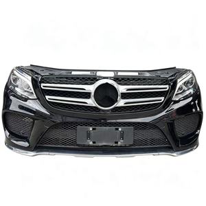 Conjunto de parachoques delantero usado para <span class=keywords><strong>Mercedes</strong></span> Benz <span class=keywords><strong>GLE</strong></span> W292 2016-2020 SUV, frente completo con parrilla y faros, kit completo - Product Image 1
