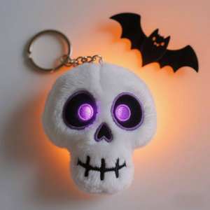 Fashionable Plush Black <strong>Cat</strong> <strong>Figurines</strong> with Girlish Hearts Squeaky Calls Hooks for Backpacks Keychains Pendants - Product Image 1