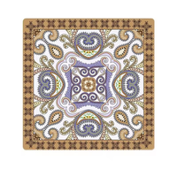 Tapis de mahjong silencieux en néoprène, tapis de mahjong américain, design personnalisé, 33x33 pouces, nappe imperméable, prix d'usine