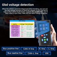 Outil de diagnostic automobile T200 OBD2 ELM327 Lecteur de codes Scanner moteur automobile OLIVER Compatible voiture Tension 8-30V Transfrontalier