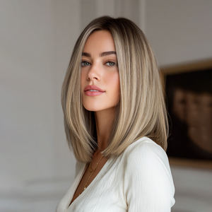 2025 Futura วิกผมผู้หญิง, SM1702วิกผมตรง<span class=keywords><strong>สั้น</strong></span>นุ่มเป็นธรรมชาติเส้นใยไหมนำเข้าและเส้นใยเคมี - Product Image 6