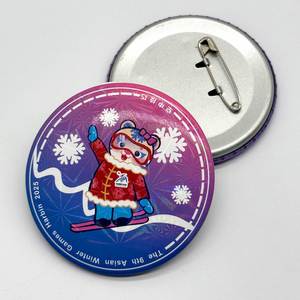 Badge nominatif personnalisé en métal imprimé avec logo, idéal pour l'école et le bureau – Prix direct usine - Product Image 2