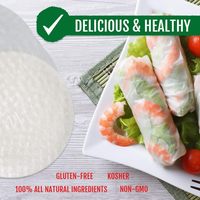 Galettes de riz comestibles vietnamiennes Sunrise, rondes/carrées, tailles 16cm et 31cm, pour emballer des collations pour enfants, séchées et sans goût, lot de 2