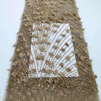 Luxus-Spitzenstoff Pailletten Perle weißer Stoff Perlen Spitzenstoff Luxus für Hochzeiten