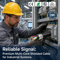 Cable de Cadena Portacables Blindado de Alto Rendimiento con Cubierta de PUR para Máquinas CNC y Sistemas de Automatización Industrial
