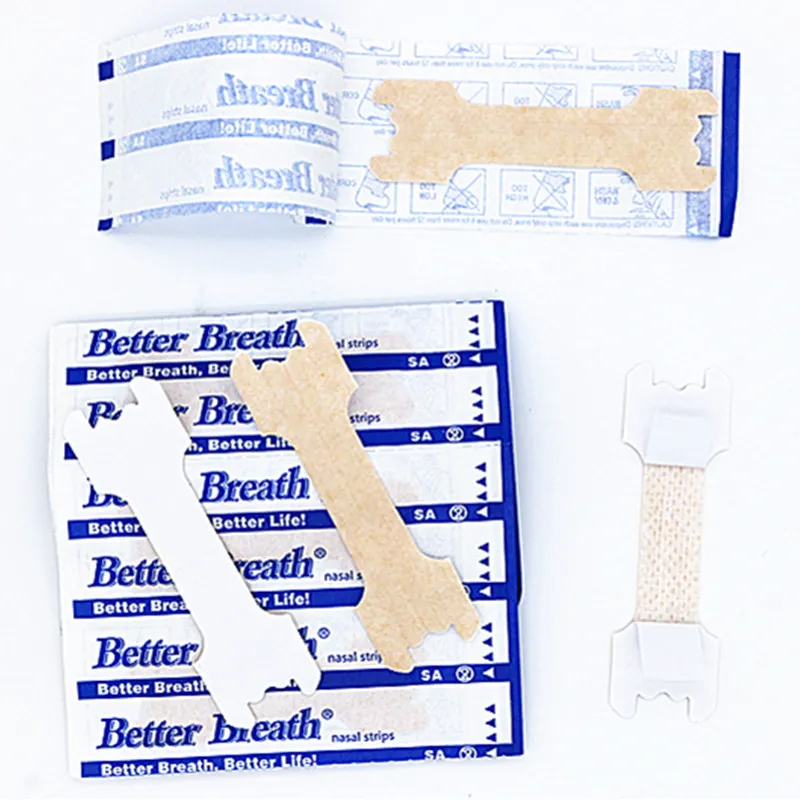 ベストセラー快適な呼吸とより良い呼吸と睡眠の質のために口をドレッジする鼻ストリップ