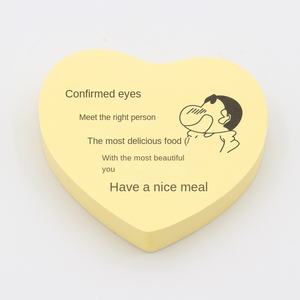 Notas Adhesivas Magnéticas Personalizadas en Forma de Corazón, con Diseño de Dibujos Animados, para Mensajes de Alabanza, para Llevar, I+D HR-522 - Product Image 6