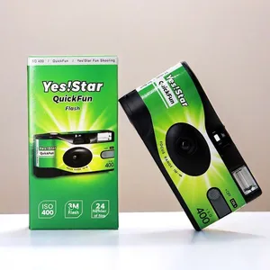 Appareil photo jetable à <span class=keywords><strong>film</strong></span>, usage unique, couleur rétro, point et shoot, piles AA, plastique, Rui Chang, cadeau créatif pour étudiant, sans flash, Chine - Product Image 1