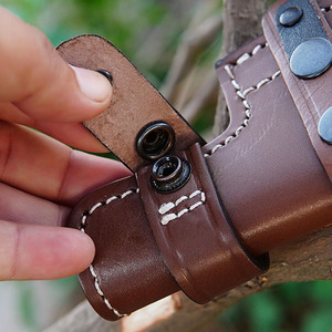 Professional Handmade Leather Sheath High Quality Protective Cover Utility <b>Tools</b> Outdoor Gear and Professional Carry Accessor - Product Image 2