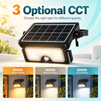 Lumière solaire LED multifonctionnelle pour extérieur, étanche IP65, avec garantie de 3 ans, 3000K 4000K 6000K, pour diverses applications extérieures