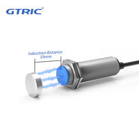 Interruptor de proximidad Reed serie GTRIC M18, 5-220V DC AC, sensor de proximidad magnético Reed de efecto Hall de 2 hilos