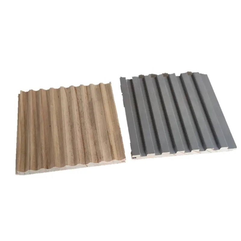 Fireproof Interior Decorative Grating For Hotel Living Room Solid Hardwood Bamboo Fiber Wall Paneling