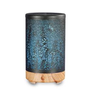 Diffuseur d'arômes YXTY 100 ml, humidificateur de bureau avec lumière LED et design ajouré pour la maison et le bureau - Product Image 1