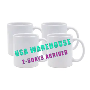 Wholesale tazas para sublimar ceramic mug 11oz 15oz white sublimation blanks custom cup mug sublimation