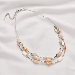 Collier ras du <span class=keywords><strong>cou</strong></span> BULINLIN en perles superposées pour <span class=keywords><strong>femme</strong></span>, collier sportif en coquillage, collier épais en métal argenté, bijoux <span class=keywords><strong>de</strong></span> mode, cadeaux pour elle - Product Image 3