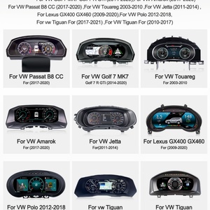 Navihua <b>Car</b> Upgrade LCD Dashboard Auto <b>Speedometer</b> <b>for</b> VW Tiguan 2010-2017 Digital Cluster Linux System Instrument Carplay - Product Image 5