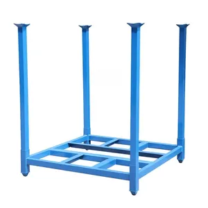 Heavy Duty thép <span class=keywords><strong>Pallet</strong></span> giá trung bình ánh sáng nhiệm vụ xếp chồng kệ kho lưu trữ hàng hóa thiết bị lốp giá loại - Product Image 4