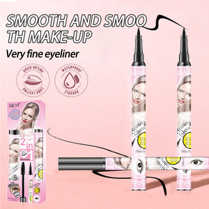 Mascara waterproof longue tenue, volume et définition, anti-bavures, maquillage pour les yeux - Product Image 2