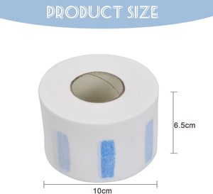 Factory Wholesale Disposable Neck Roll <b>Paper</b> Multicolor Neck Protection Ruffles Waterproof Neck Strip <b>Paper</b> for Barber - Product Image 2