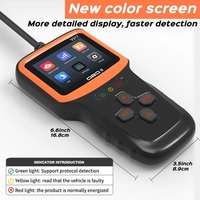 Lecteur de codes de diagnostic automobile OBD2 V317, vérificateur de tension 12V, outil de diagnostic OBDII/EOBD efficace pour usage automobile