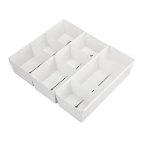 Plastic underwear organizer drawer divider Closet divider adjustable