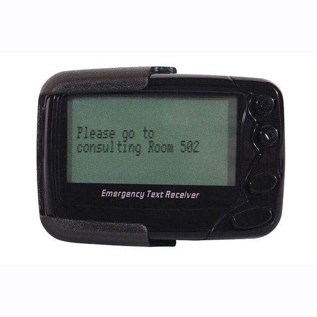 Wireless POCSAG Text Messaging Pager Alpha-numeric Beeper Pager 137-930mhz Multi-language Program Beepers for Calling System