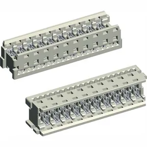 Picoflex cabo conector 1.27mm, pitada 4p 8p 10p cabo plano de carcaça idc tipo conector F32Y-10S proteção lombeger 4411 mica