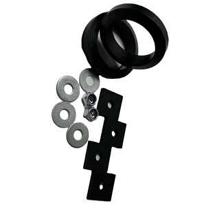 Kit de connecteurs flexibles métalliques Manny 3001500623 pour compresseurs industriels, moteurs, filtres à air/huile - Neuf - Product Image 4