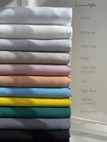 Nappe en lin 100% pur délavé gris rétro, faite à la main, bleu français uni, couleurs unies, bordure surpiquée, pour pique-nique