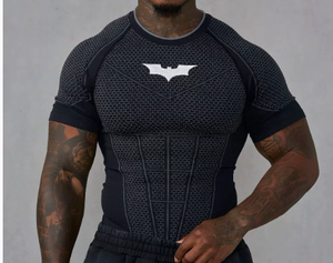 T-<span class=keywords><strong>shirt</strong></span> à manches courtes pour homme, coupe ajustée, séchage rapide, pour le jogging, le sport, la remise en forme et les entraînements de course à pied - Product Image 6
