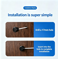 Détecteur infrarouge PIR, capteur de contact de porte, interrupteur AC110-240V, charge max. 800W, montage encastré, utilisation intérieure, commande automatique pour éclairage LED