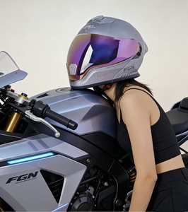 <span class=keywords><strong>Casco</strong></span> de Motocicleta Universal 2025, Personalizable, Variación <span class=keywords><strong>Alien</strong></span>, Plateado, para Hombre y Mujer, Cuatro Estaciones - Product Image 5
