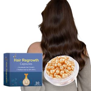 Capsules de repousse des cheveux réparatrices en gros de l'usine OEM, 30 capsules pour nourrir le cuir chevelu et prévenir la perte de cheveux - Product Image 1
