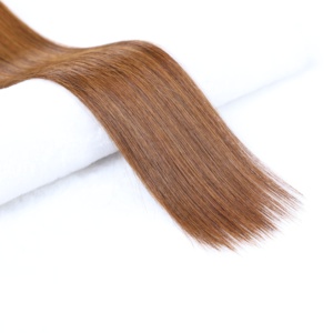 Extensioni per <span class=keywords><strong>capelli</strong></span> Remy Micro Link Micro Loop, brasiliane, a trama singola, tinte, permanente <span class=keywords><strong>castano</strong></span> <span class=keywords><strong>chiaro</strong></span>, liscie, in <span class=keywords><strong>capelli</strong></span> umani, 100g per donna - Product Image 4