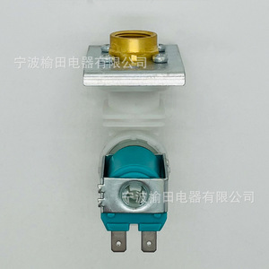 วาล์วโซลินอยด์เครื่องซักผ้า DD62-00084A วาล์วทางเข้าสำหรับควบคุมน้ำ พร้อมข้อต่อทองเหลืองและฐานโลหะ - Product Image 1