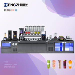 Machine à bulles de thé automatique HENGZHI, équipement de comptoir de bar à bulles de thé, équipement de magasin de bulles de thé avec service de conception - Product Image 1