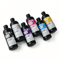 Encre UV à séchage rapide conforme aux normes VOC pour imprimante grand format à tête d'impression KYOCERA KJ4, application d'impression sur céramique