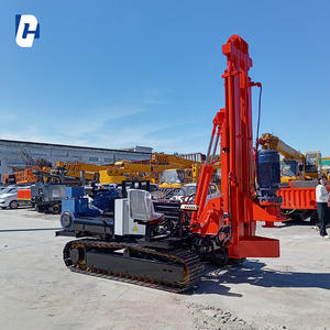 Yeni tip kırsal hidrolik Motor Spiral kazık sürücü fotovoltaik güneş kazık sürüş ekipmanları hidrolik kazık çakma makinesi - Product Image 4