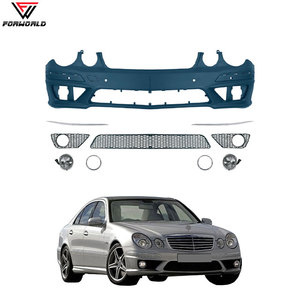 Pour Mercedes Benz classe E W211 06-09 AMG E63 voiture pare-chocs avant pare-chocs arrière capot lampe jupe latérale nouveaux Clips Source de fabrication - Product Image 1