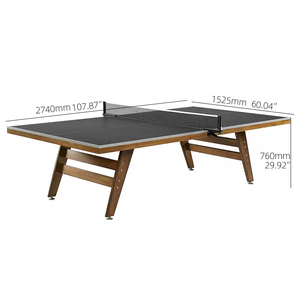 Mesa <span class=keywords><strong>de</strong></span> <span class=keywords><strong>Ping</strong></span> <span class=keywords><strong>Pong</strong></span> Moderna <span class=keywords><strong>de</strong></span> Lujo en Madera Sólida, Tamaño Estándar, para Interiores, para Casa/Hotel/Villa - Product Image 5