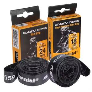 Bande de protection anti-crevaison pour pneus de vélo <span class=keywords><strong>Continental</strong></span> 26/27.5/700C <span class=keywords><strong>VTT</strong></span> et vélo de route, bande de protection en caoutchouc pour jante, noir - Product Image 1