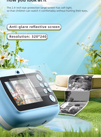 Kamera Digital Nirkabel untuk Anak-Anak, Cetak Foto MicroSD, Hadiah untuk Siswa, Kamera Mainan Anak HD Thermal Instant Print MP3