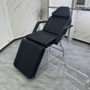 Mesa de masaje de segunda <span class=keywords><strong>mano</strong></span>, portátil de fábrica, mesa de masaje de 3 pliegues, silla de cliente de <span class=keywords><strong>tatuaje</strong></span> barata para estudios de belleza - Product Image 2
