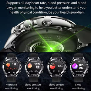 Montre connectée sportive AK63 1,43'' AMOLED avec assistant vocal IA 2026, moniteur de fréquence cardiaque et de santé, montre intelligente AK63 - Product Image 3