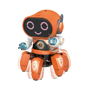 Умная игрушка 2021, умный робот, человекоид, подарок для мальчиков, танцевальный мини-ходячий игрушечный робот с подсветкой