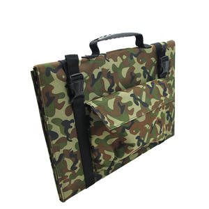 Hocheffizientes 18V DC PD 60W USB 5V Ausgang Wasserdichtes IP67 Faltbares Flexibles Tragbares Schwarzes Monokristallines 22% Solarpanel - Product Image 5