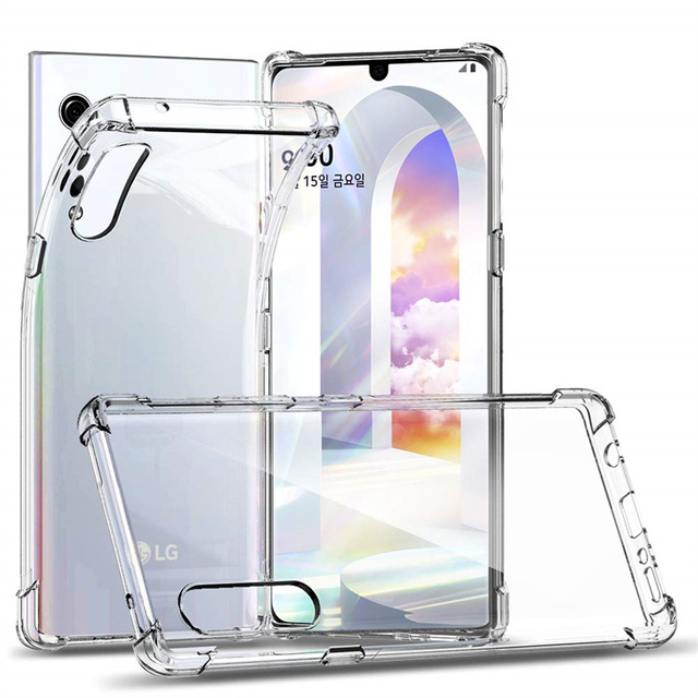 1.5mm Reinforced Corners Soft TPU Transparent Mobile Phone Case Back Cover for LG Velvet 5G