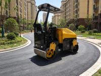 شانبو SR20 مدحلة اهتزازية مزدوجة 12 كيلو واط 2 طن بمحرك 16 حصان، مدحلة ضيقة للعمل في الأماكن الضيقة مثل الأسطح والساحات والحدائق النباتية والممرات