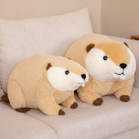 2025 nouveau mignon castor souris en peluche oreiller jouet 45cm - Kawaii rongeur peluche coussin cadeau en vrac