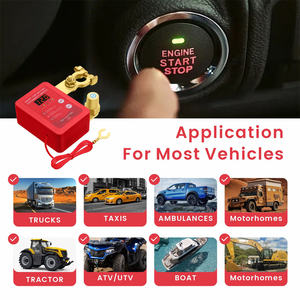 สวิตช์ตัดการเชื่อมต่อแบตเตอรี่ระยะไกล12V พร้อมจอแสดงผลแรงดันไฟฟ้า LED สวิตช์ปิดอัตโนมัติสำหรับรถยนต์สวิตช์ฆ่าแบตเตอรี่240A ใหม่ล่าสุด - Product Image 5